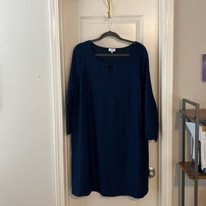 Better than blue jeans.  Blue dress that you can throw on and go.